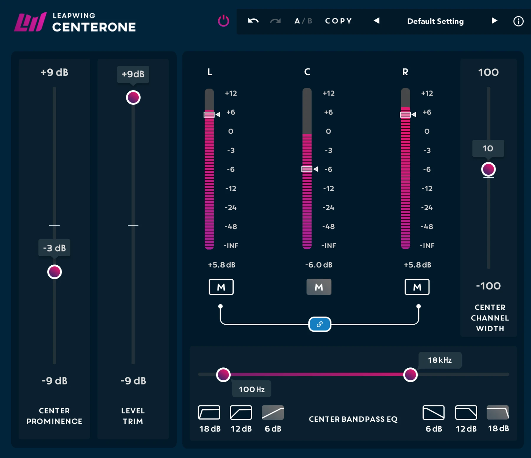 Leapwing Audio CenterOne 空间效果插件