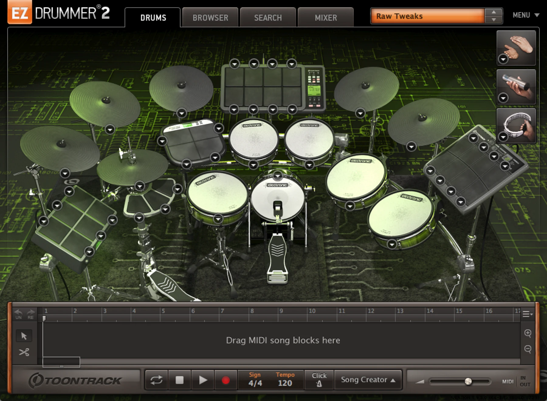 Toontrack Electronic EZX 音色扩展包