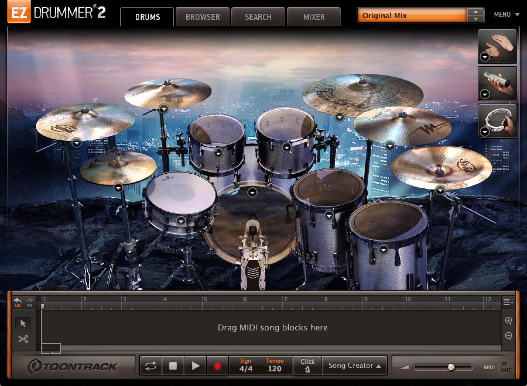 Toontrack Rock Solid EZX 音色扩展包