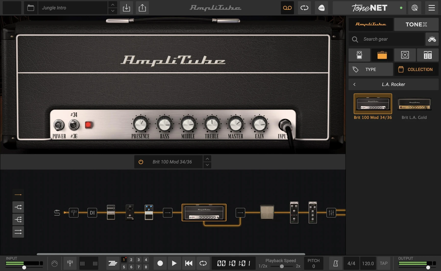 IK Multimedia AmpliTube 洛杉矶摇滚者软件套装