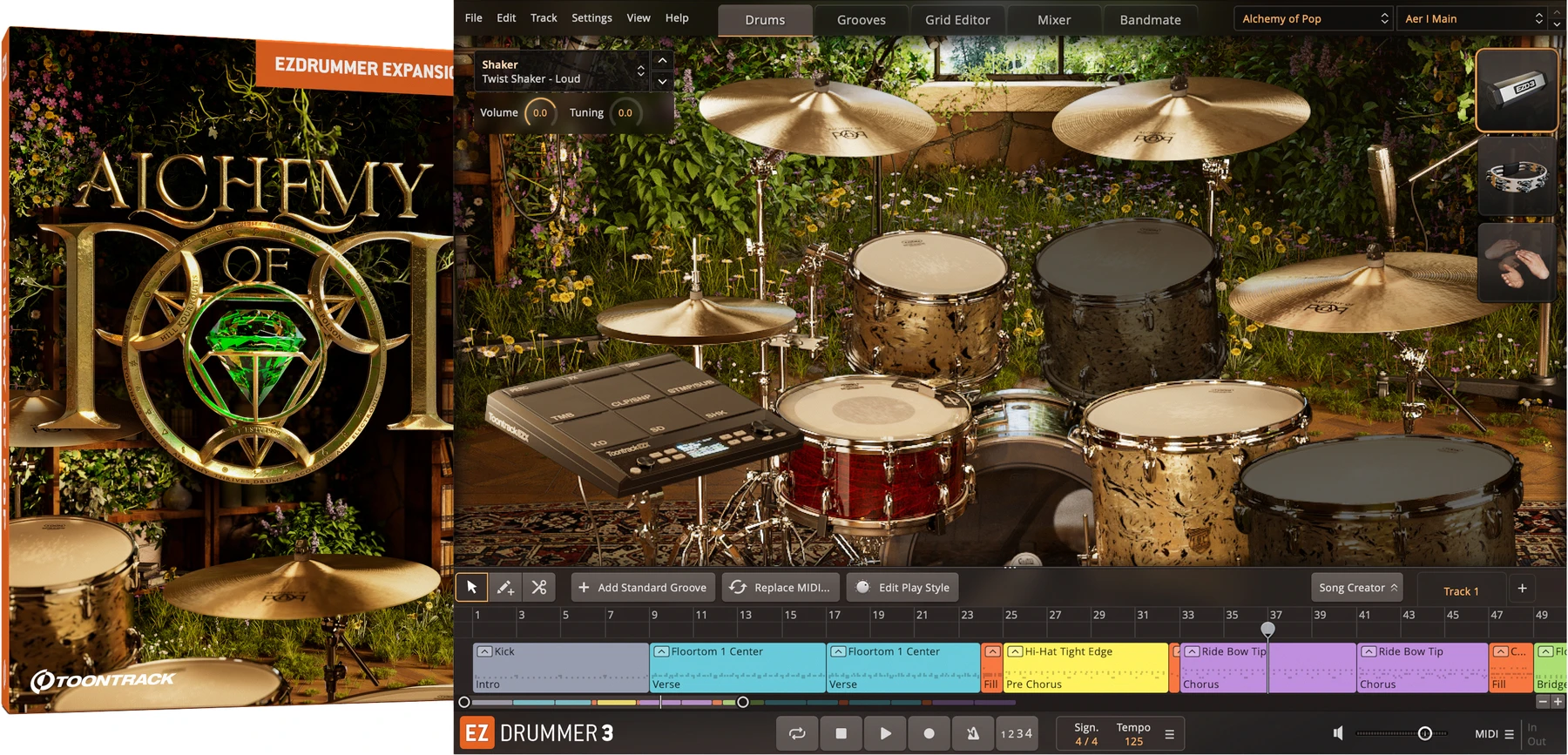 Toontrack 流行炼金术 EZX 音色扩展
