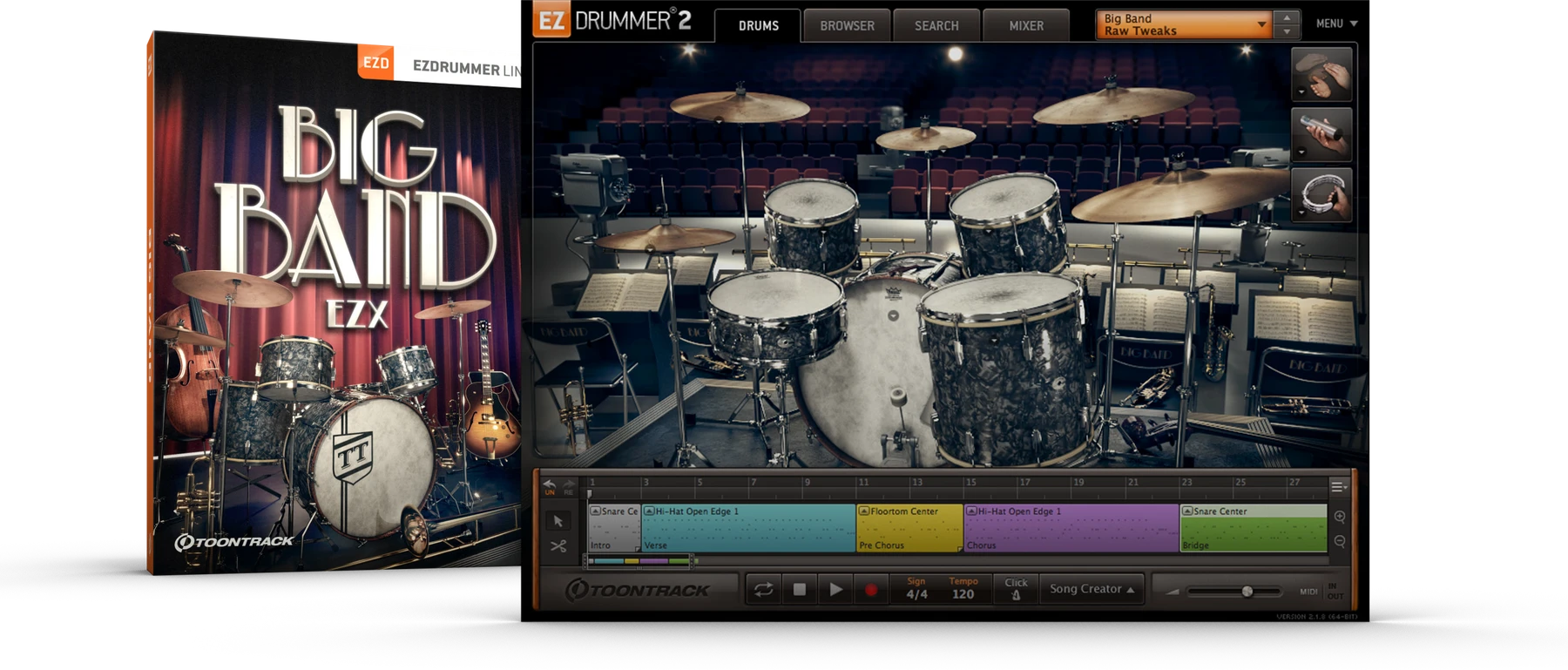 Toontrack 大乐队 EZX 音色扩展