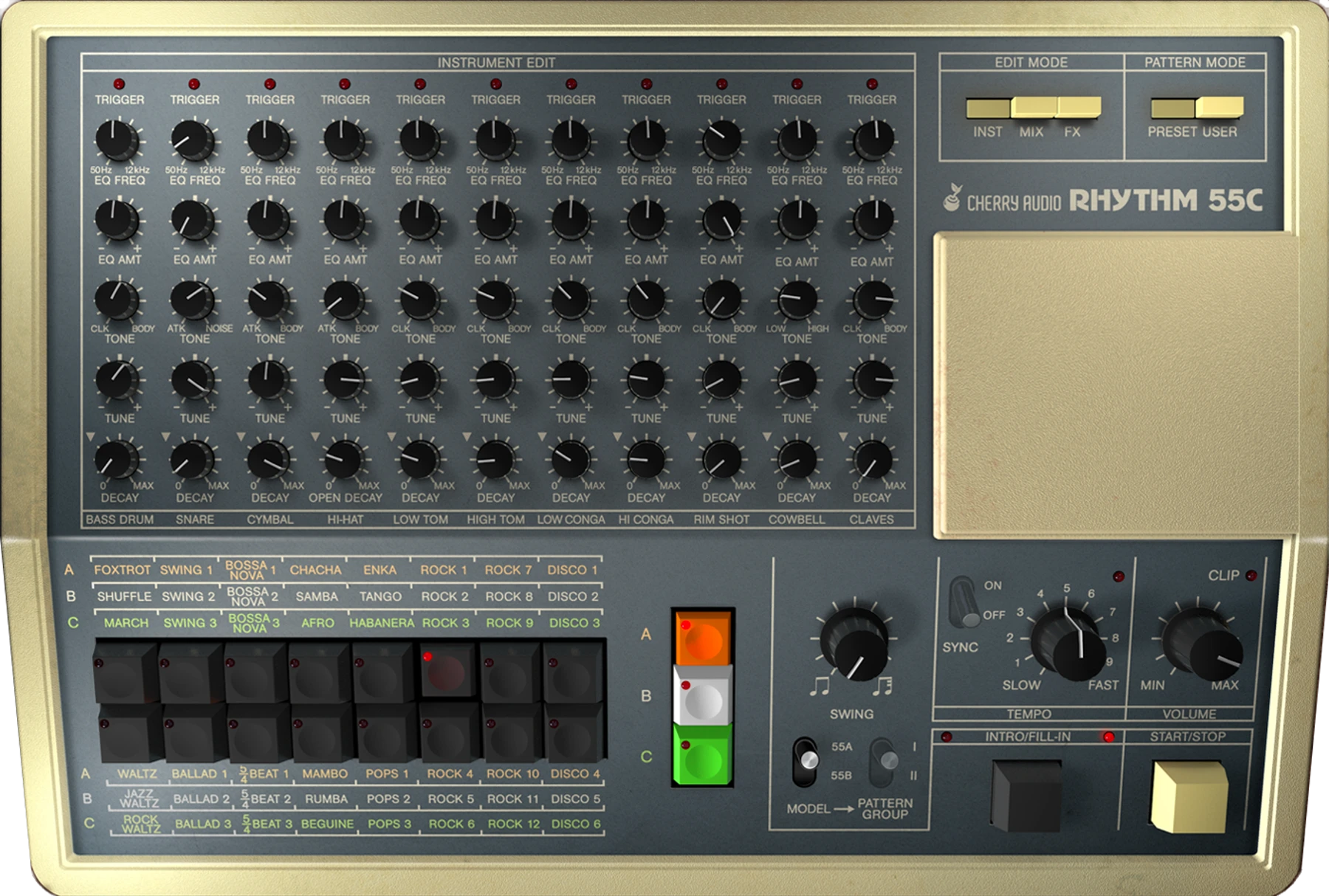 Cherry Audio KR-55C 鼓机插件