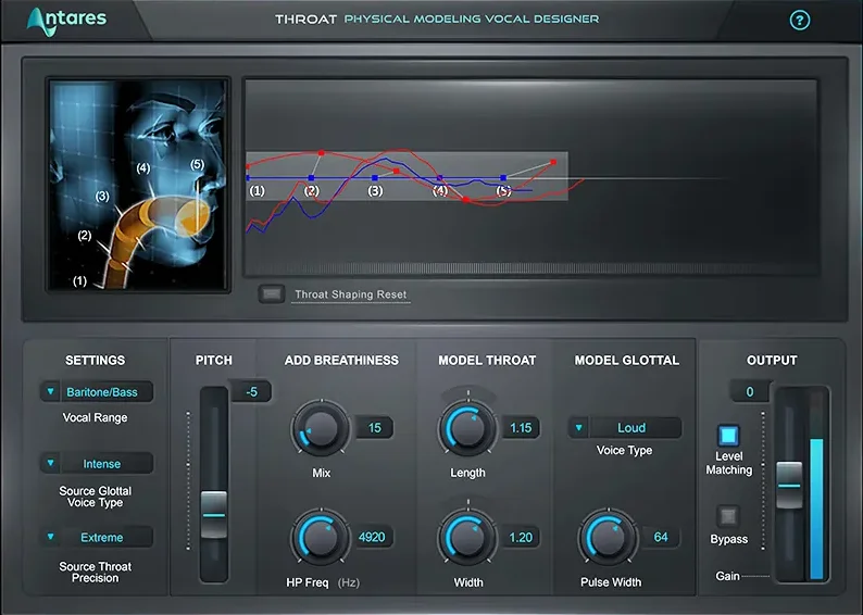 Antares THROAT Evo 人声建模插件