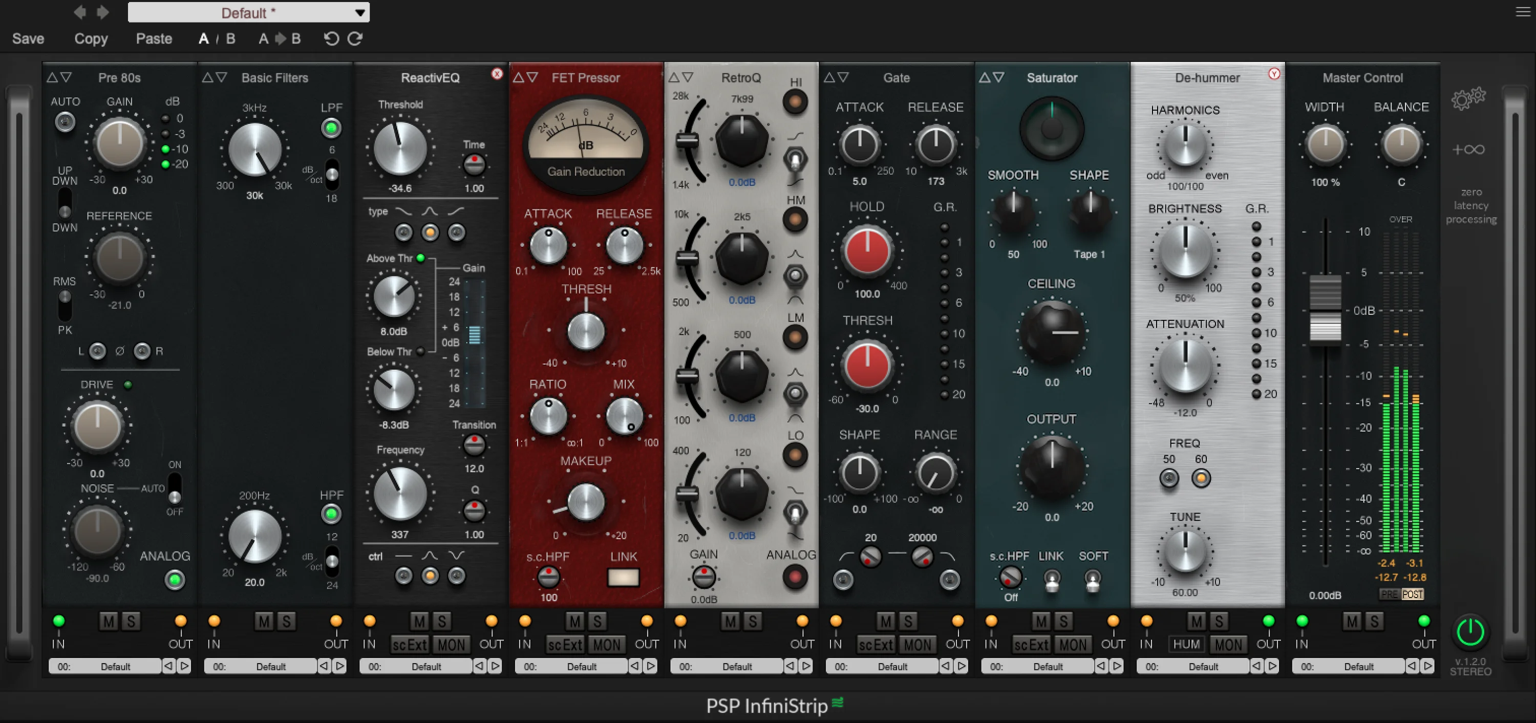 PSP Audioware InfiniStrip 可配置通道条插件