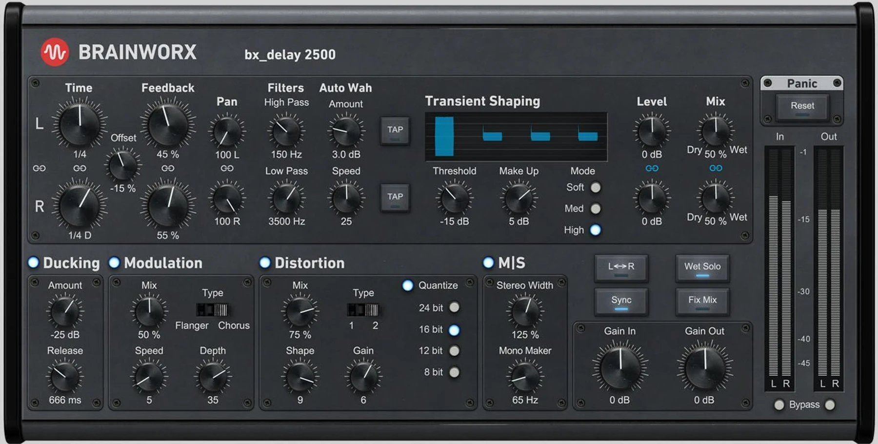 Brainworx bx_delay 2500 延迟插件