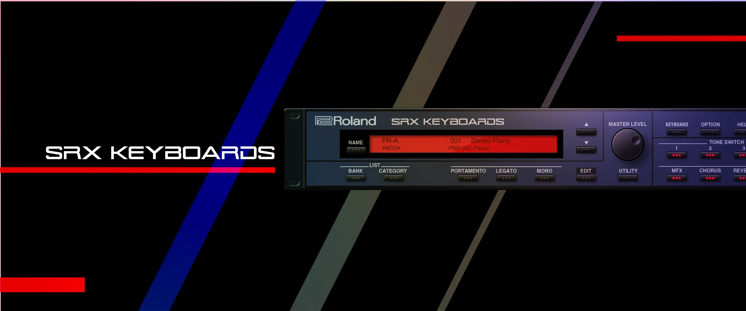 Roland SRX 键盘合成器软件