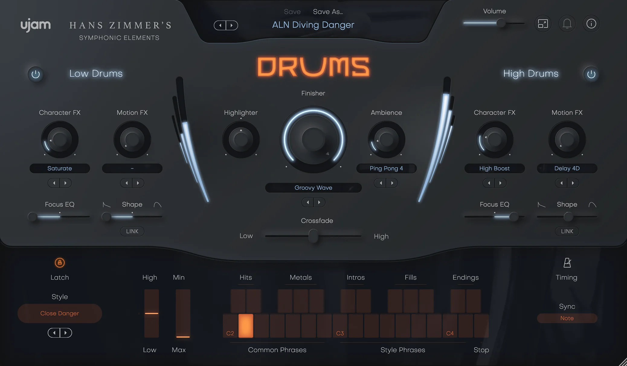 UJAM Symphonic Elements Drums 虚拟乐器