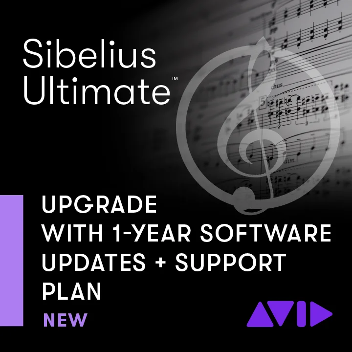 Avid Sibelius Ultimate 永久许可证升级版，含1年软件更新与支持计划
