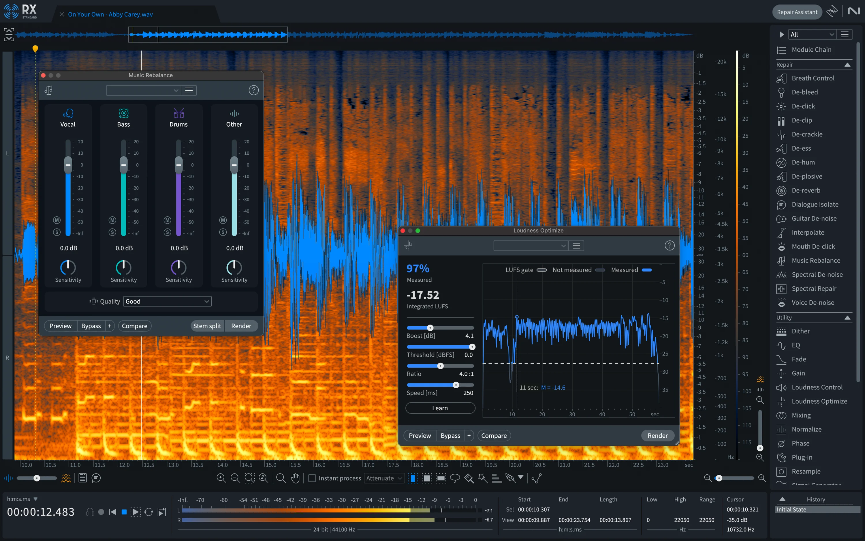 iZotope RX 11 Standard - 从 RX Standard 任意先前版本更新