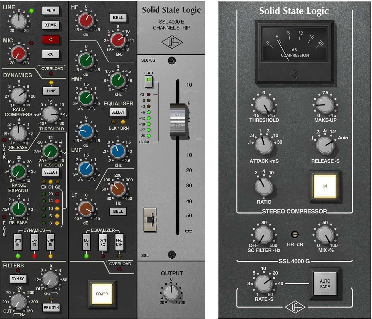 Universal Audio SSL 4000 系列调音台插件套装