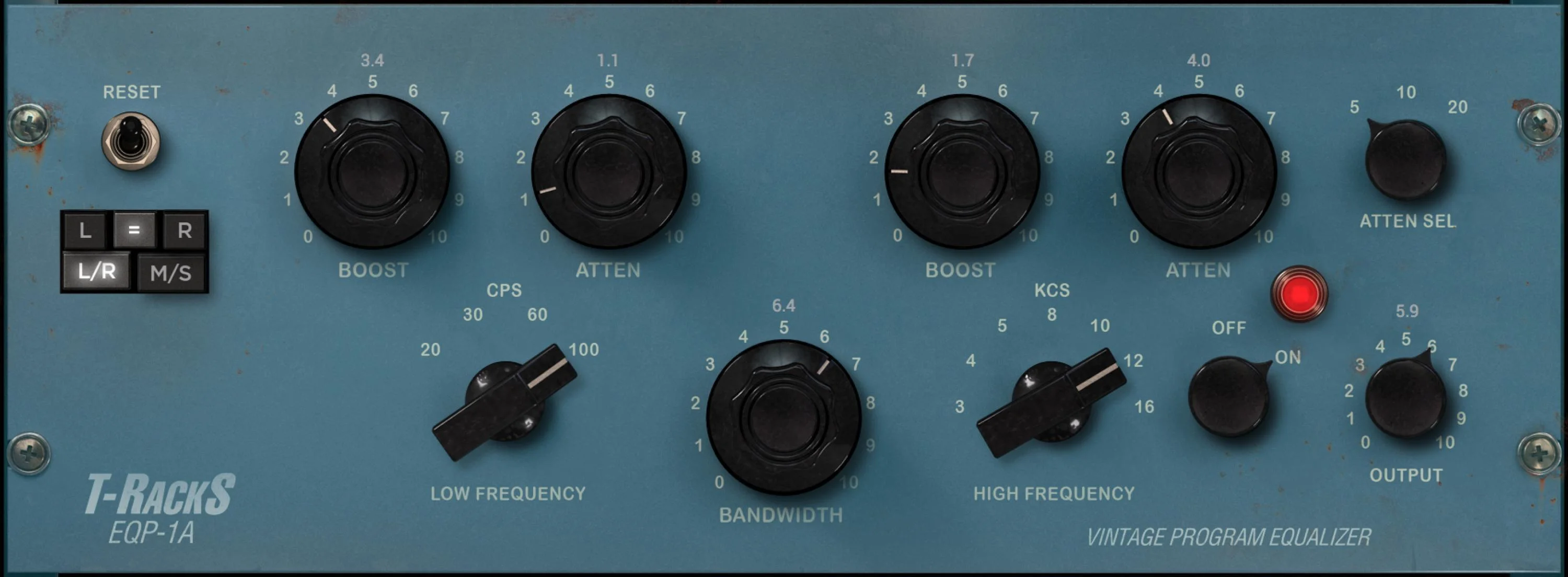 IK Multimedia T-RackS 复古电子管节目均衡器插件