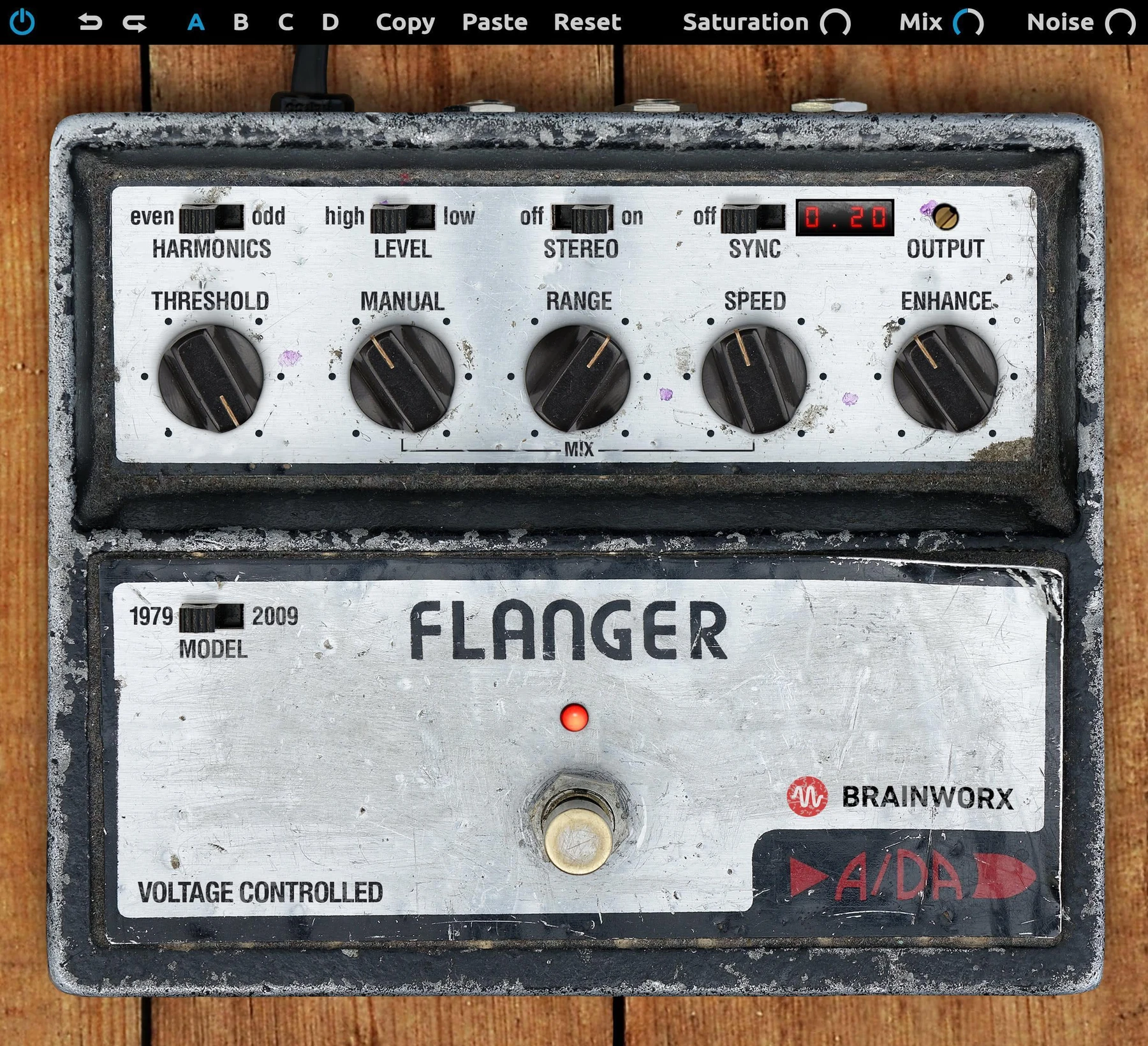 Brainworx A/DA Flanger 镶边效果插件