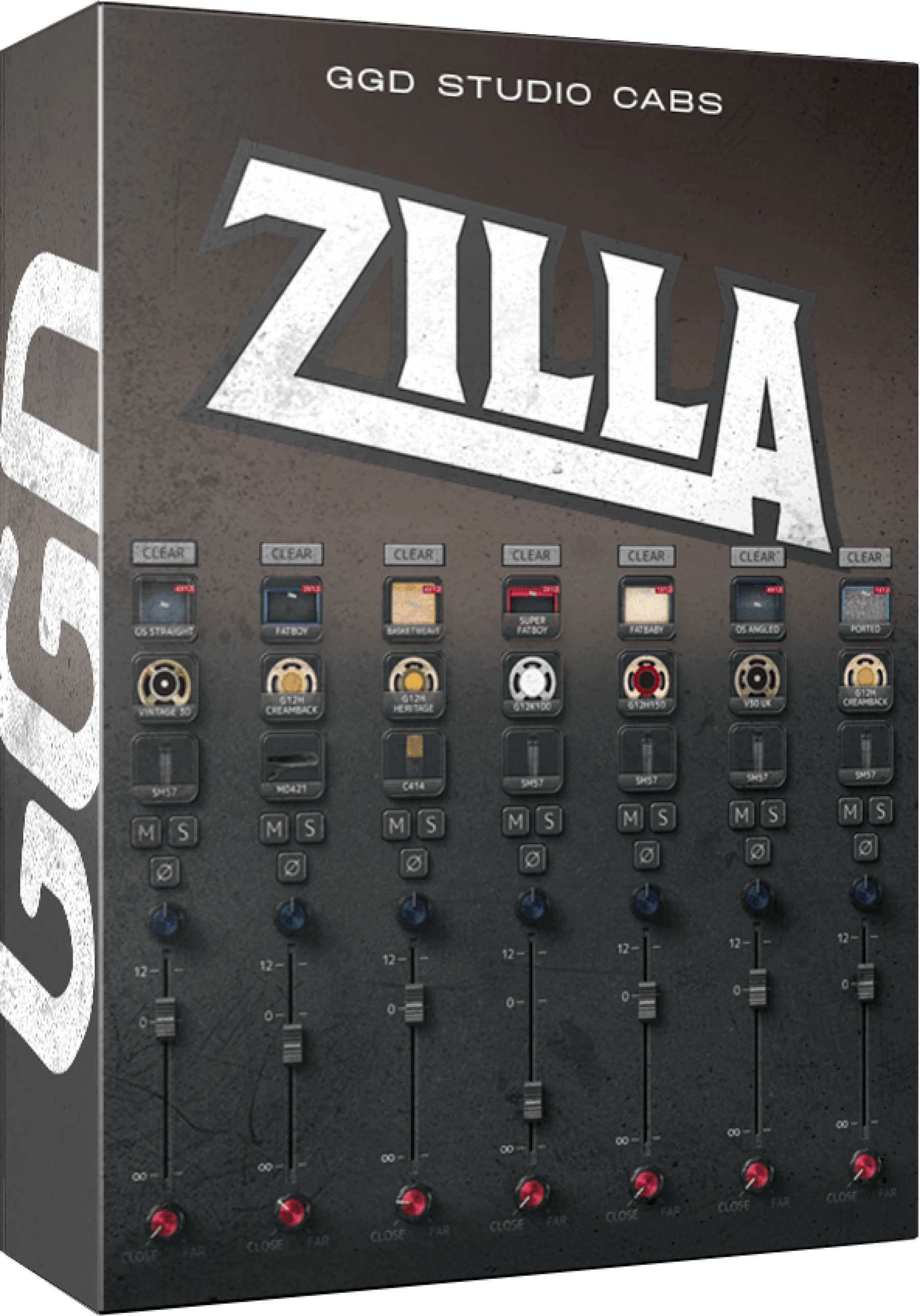 GetGood Drums Studio Cabs: Zilla 版本
