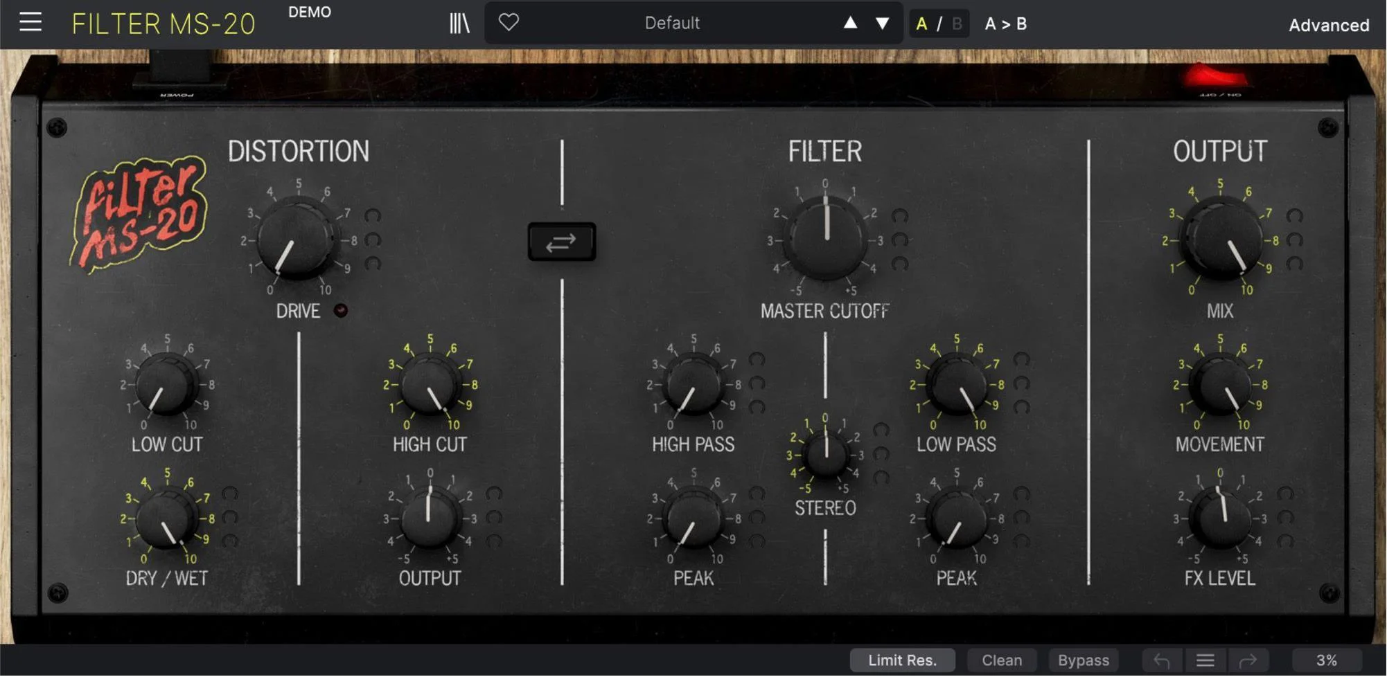 Arturia MS-20 Filter 模拟滤波器建模插件