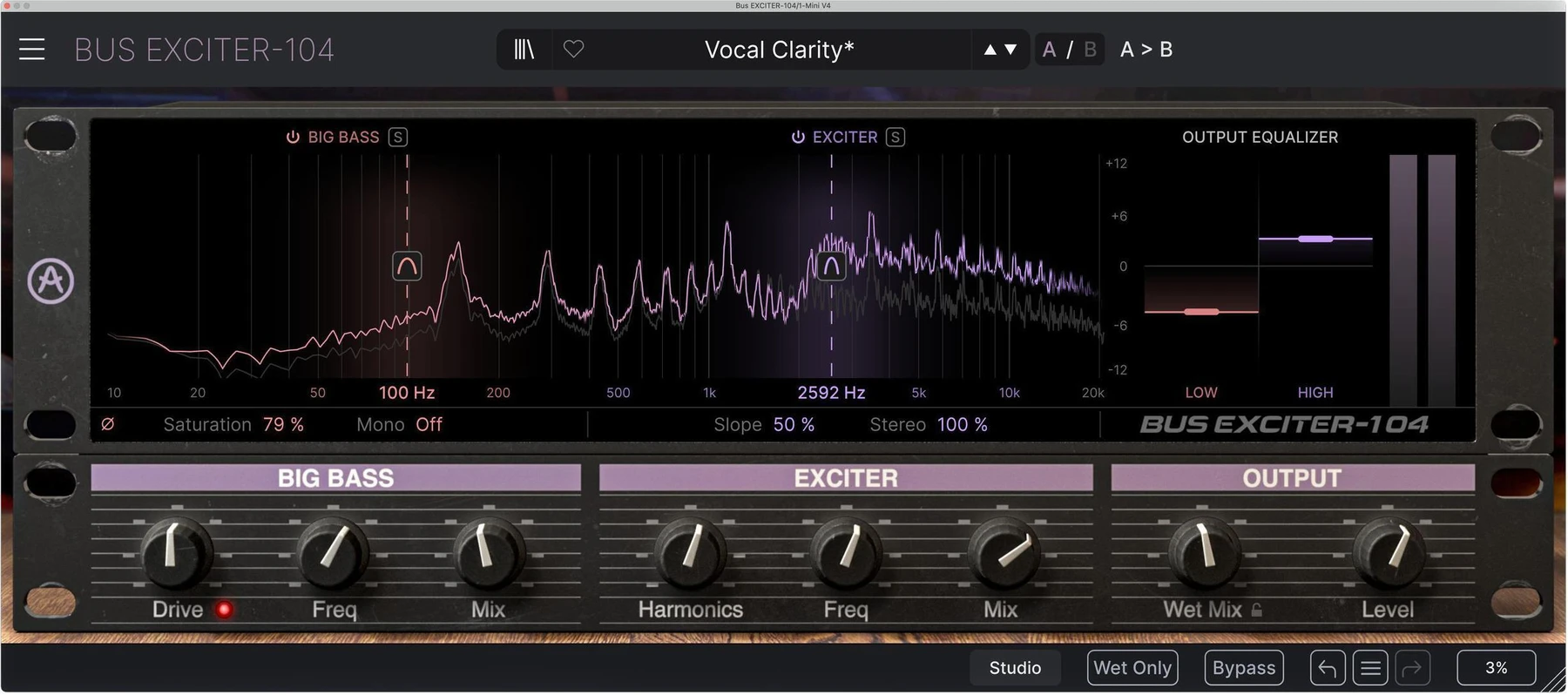 Arturia Bus Exciter-104 激励器插件