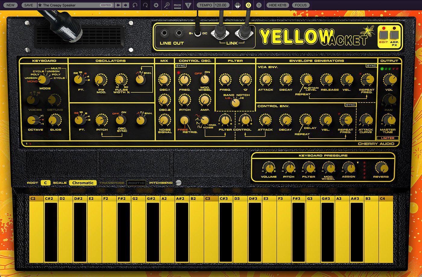 Cherry Audio Yellowjacket 虚拟模拟合成器