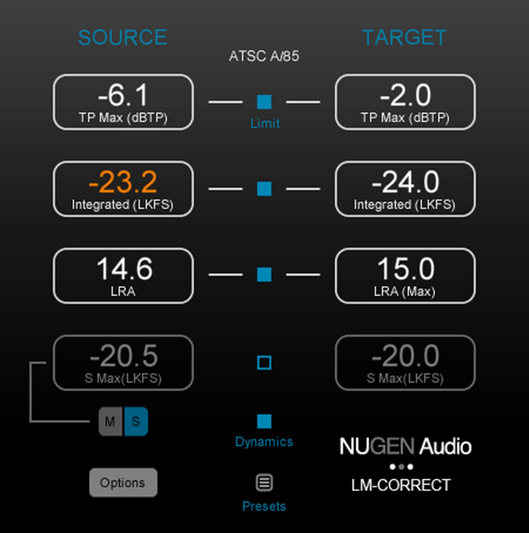NUGEN Audio LM-Correct DynApt 扩展