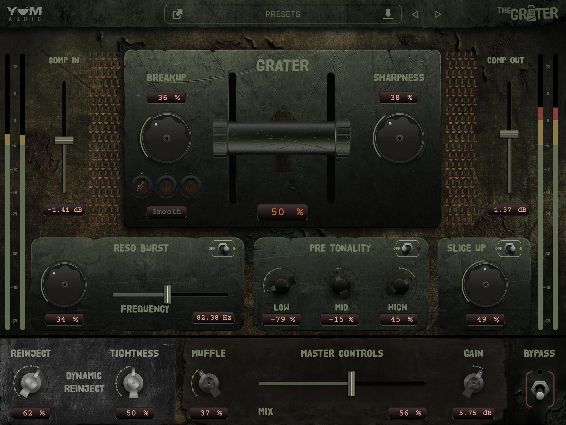 Yum Audio The Grater 极端末日压缩器插件