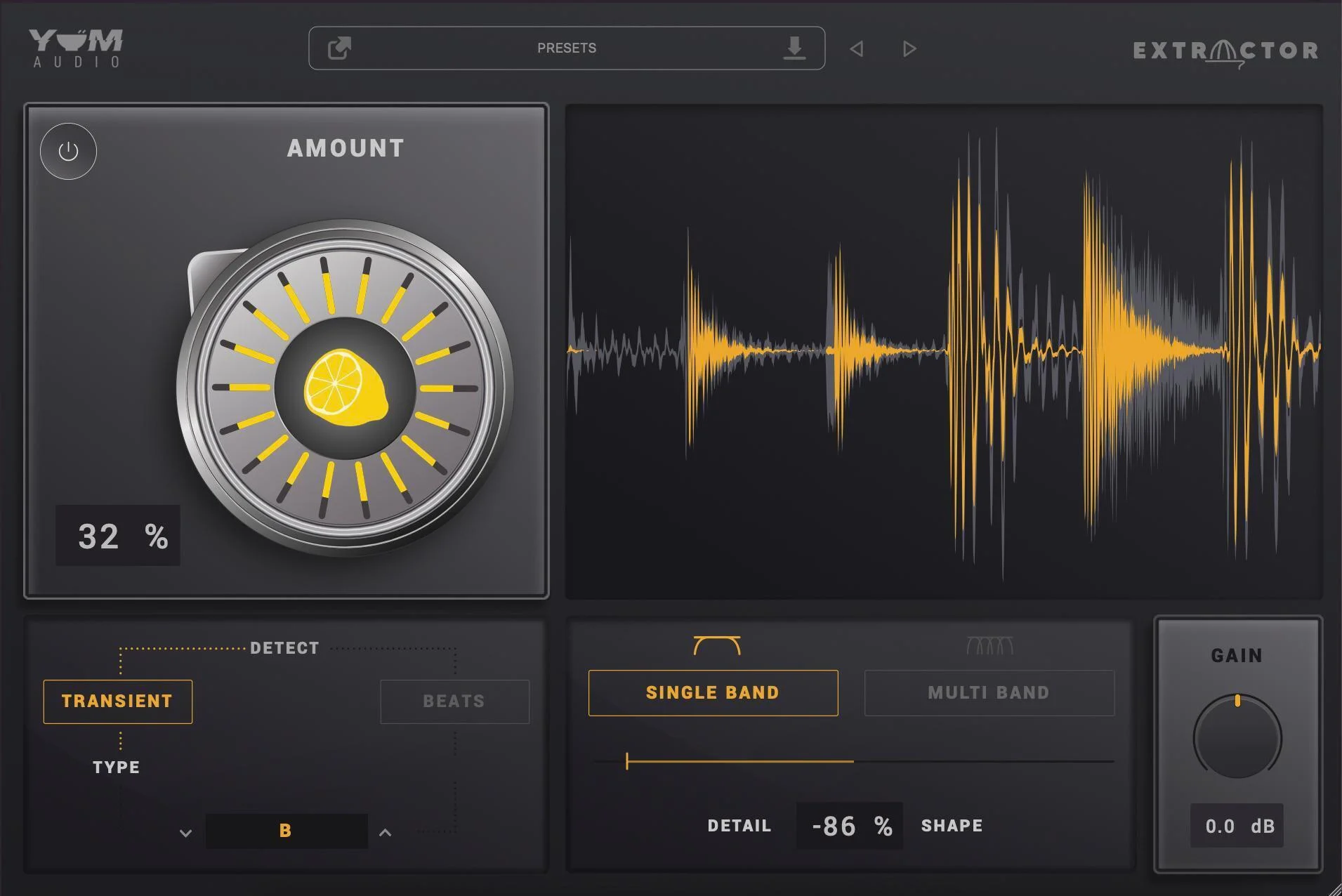 Yum Audio Extractor 节拍锐化处理器插件