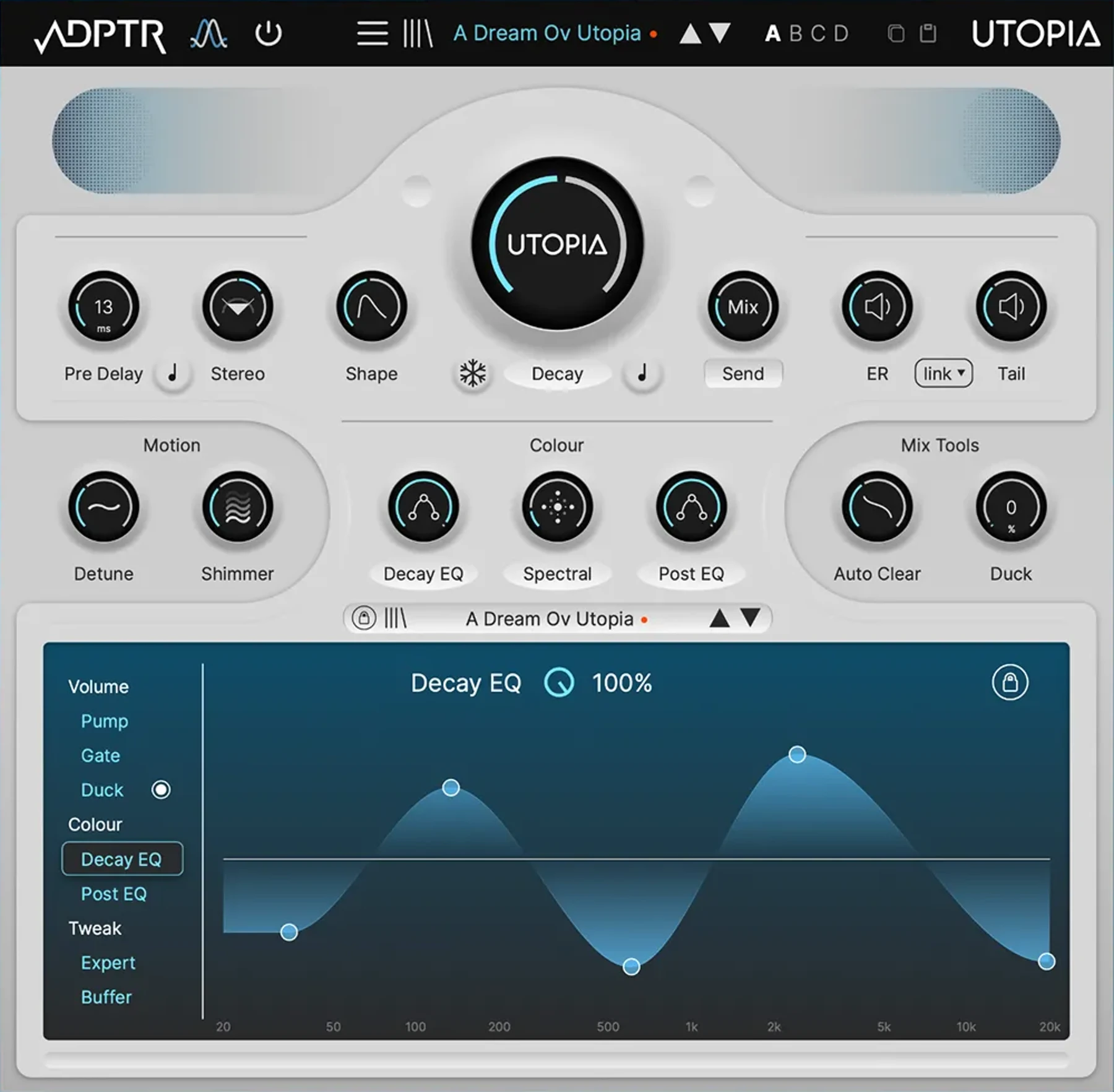 ADPTR Audio Utopia 频谱混响插件