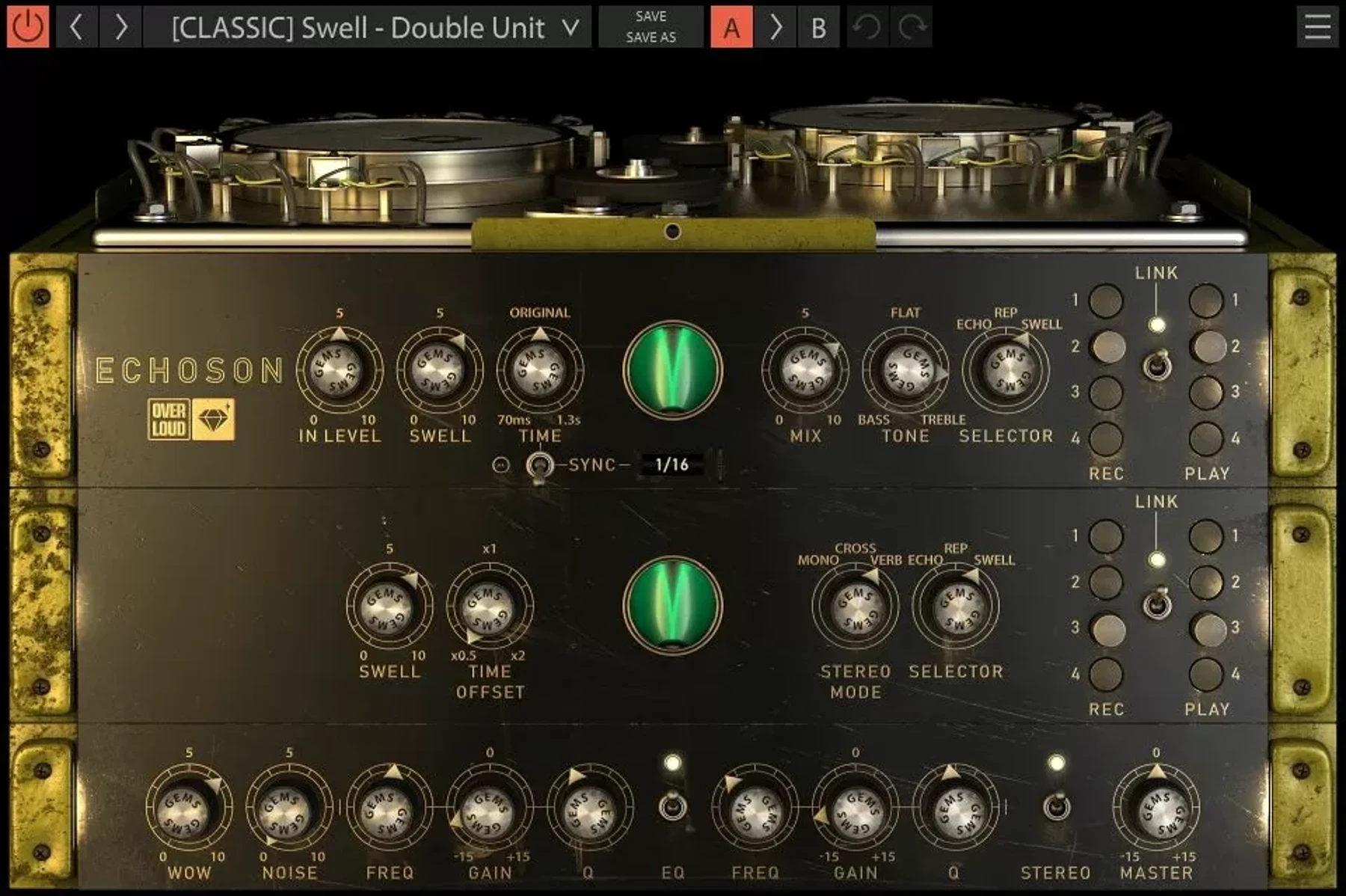 Overloud Echoson 磁鼓延迟插件