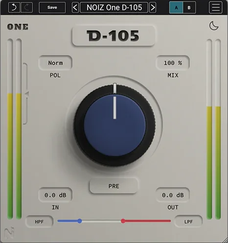 KIT Plugins NOIZ One D-105 饱和插件