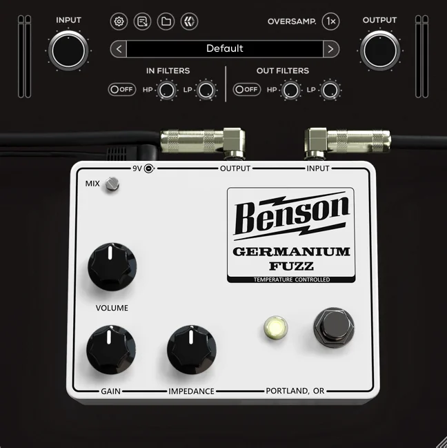 MixWave Benson Germanium Fuzz 锗模糊效果插件