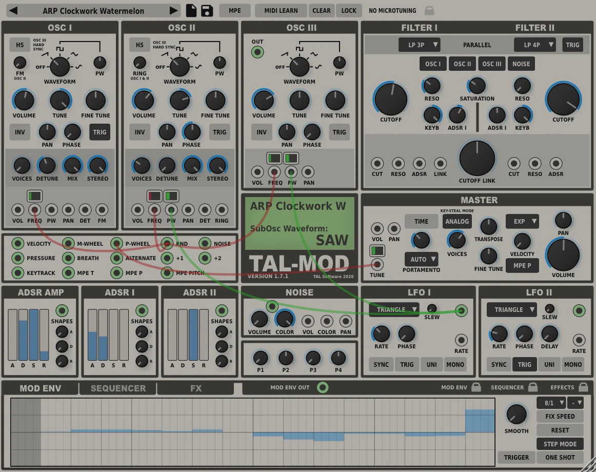 TAL Software TAL-Mod 合成器