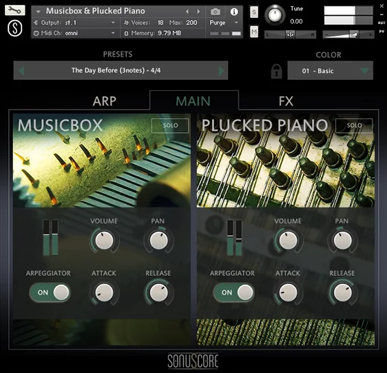 Sonuscore Origins 第2卷：八音盒与拨弦钢琴