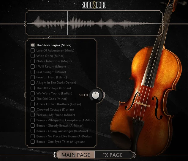 Sonuscore 抒情小提琴乐句 Kontakt小提琴音源库