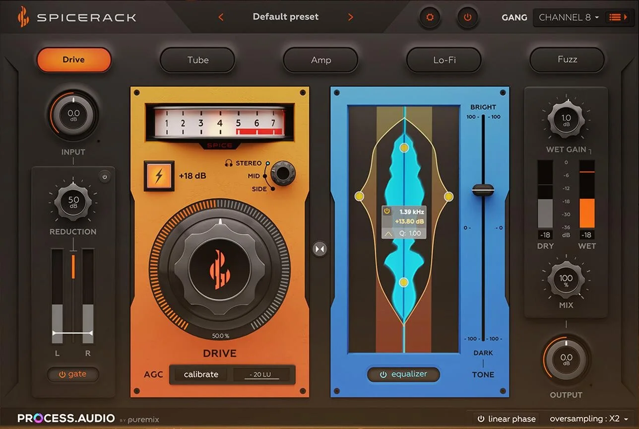 PROCESS.AUDIO Spicerack 创意失真插件