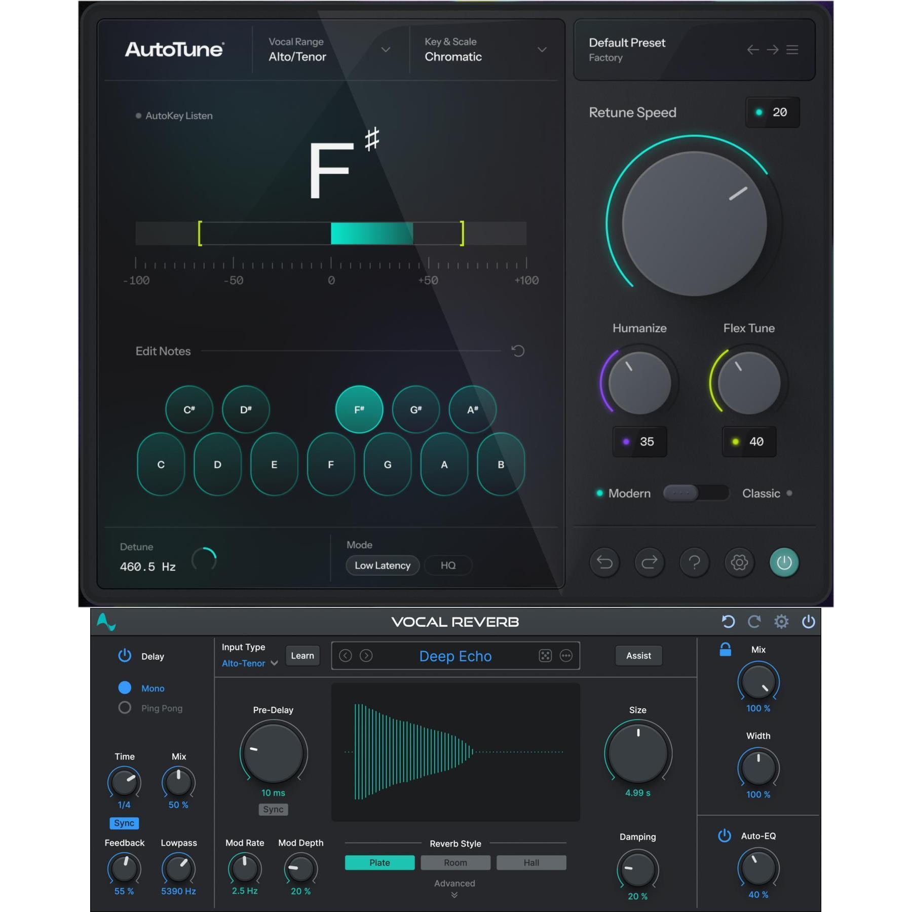 Antares AutoTune 2026 音高校正和混响插件