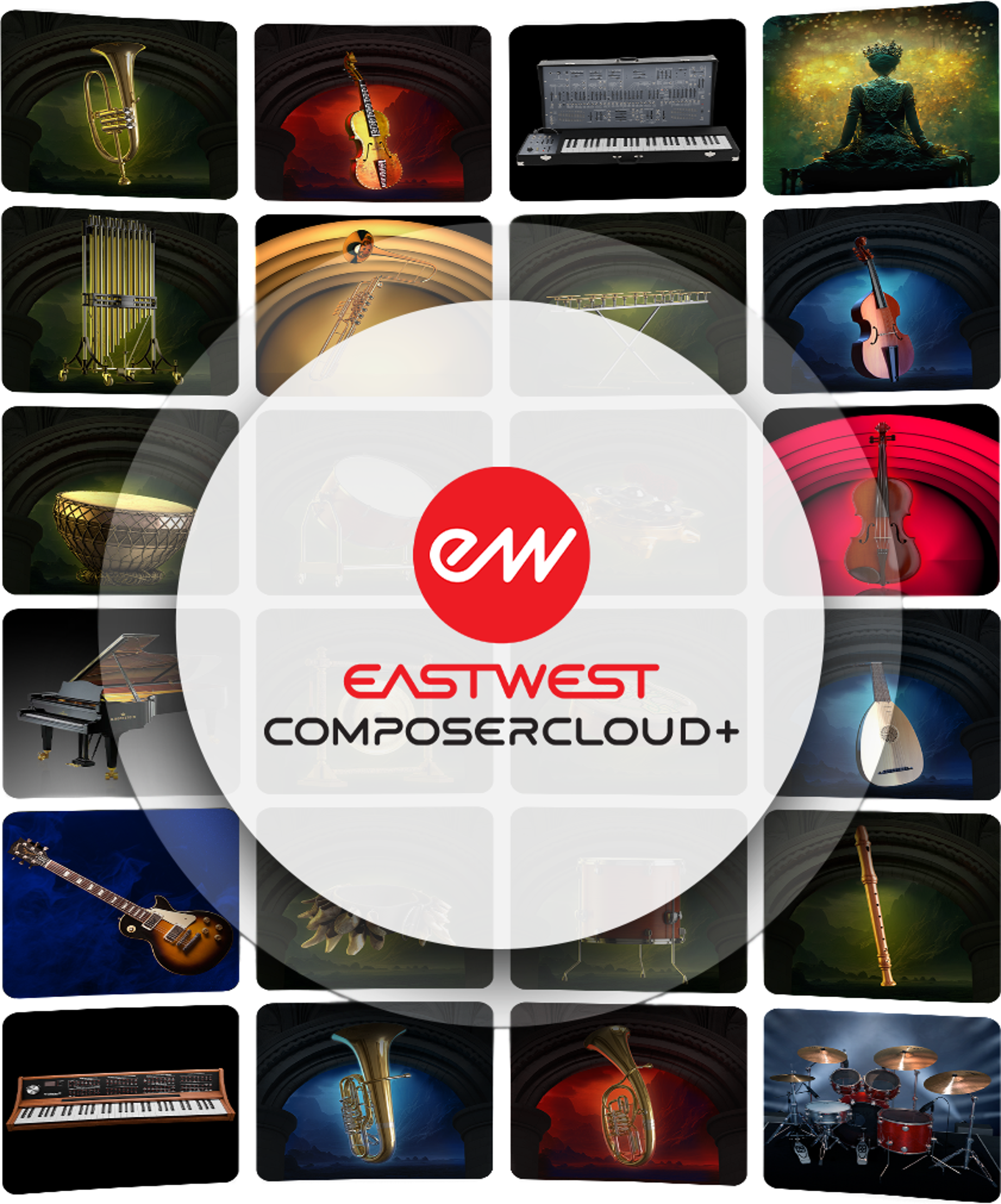 EastWest ComposerCloud Plus 虚拟乐器音色库 - 1年订阅（不续订）