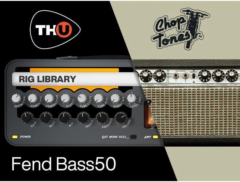 Overloud TH-U Rig 音色库扩展包 - Fend Bass50 by Choptones