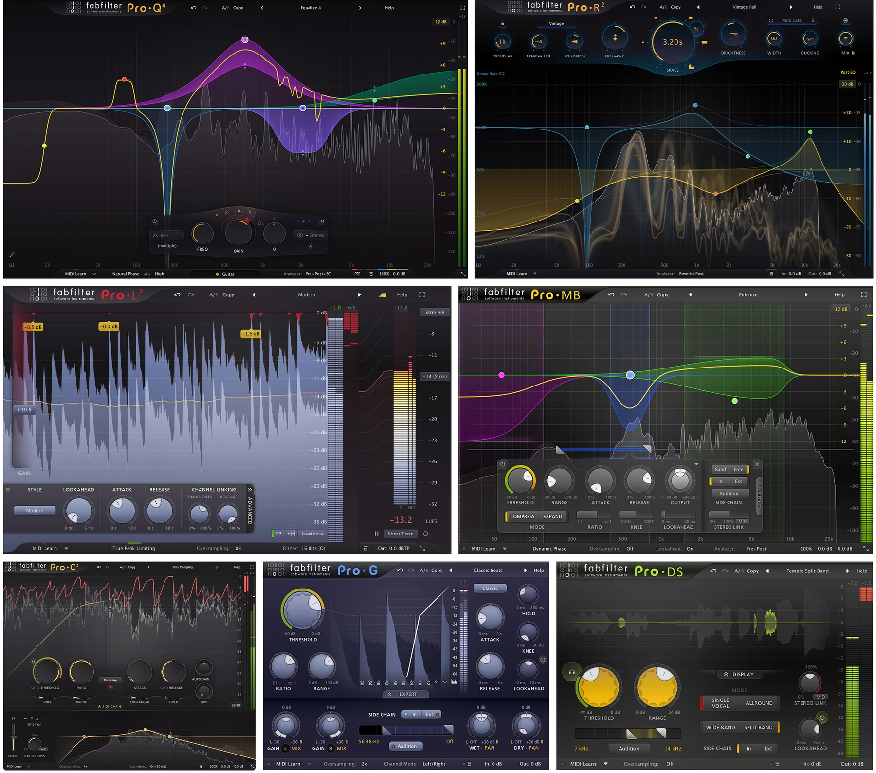 FabFilter Pro 插件套装合集 - 学术版