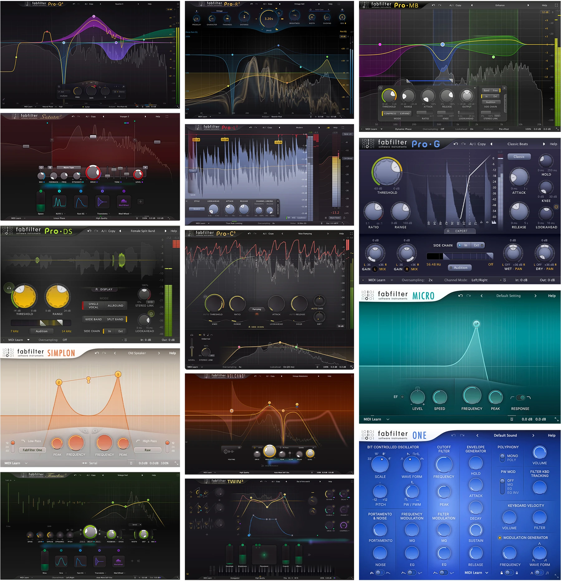 FabFilter Total 插件套装合集 - 学术版