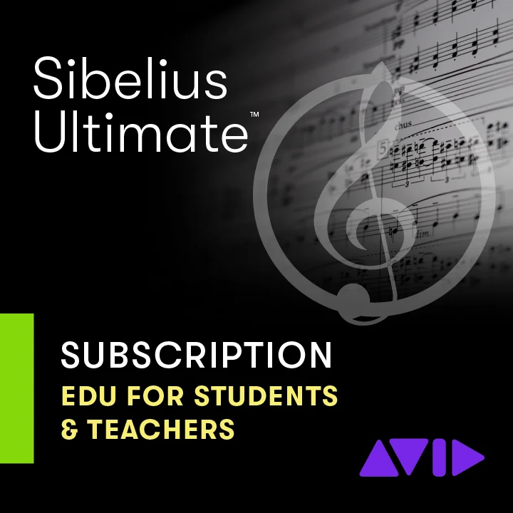 Avid Sibelius | Ultimate 教育版 1 年订阅