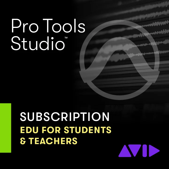 Avid Pro Tools Studio 教师和学生版 - 1 年订阅