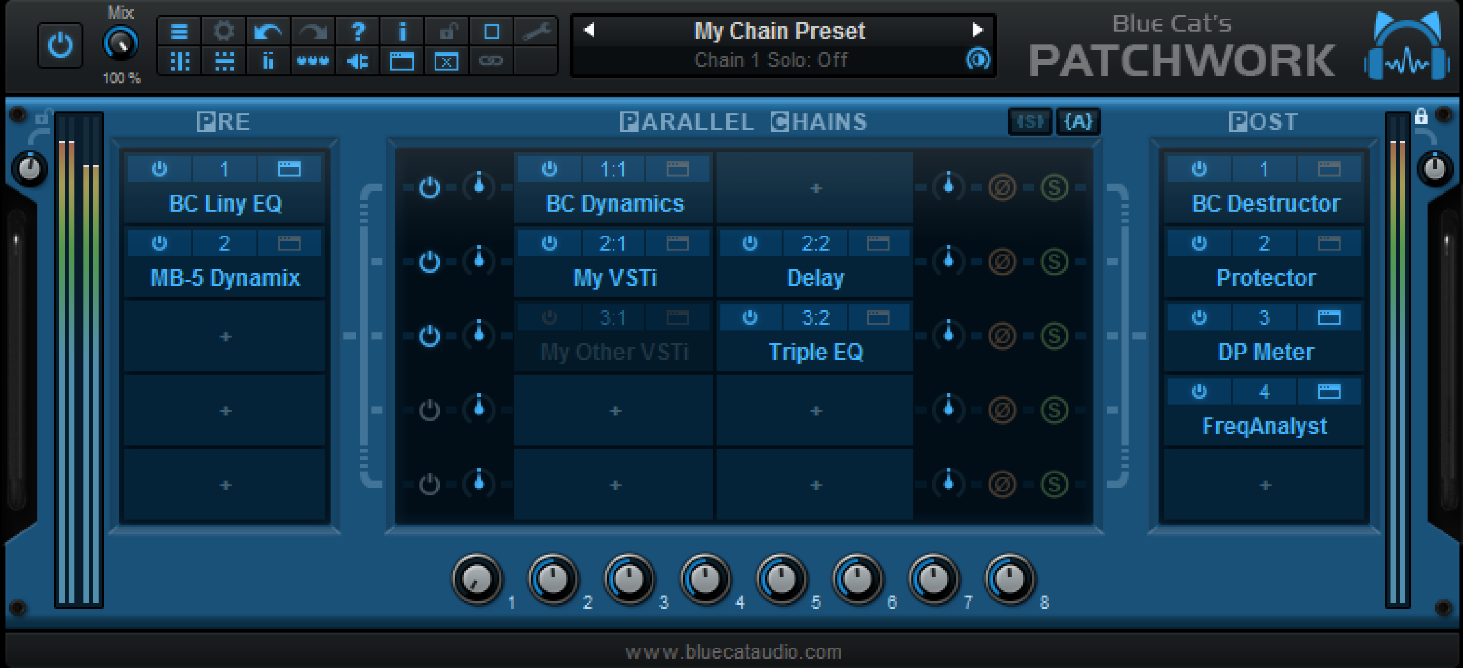Blue Cat Audio PatchWork 可配置 VST 插件宿主