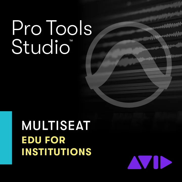 Avid Pro Tools Studio - 面向教育机构的多席位许可证 - 适用于 50 位或以上用户的 1 年订阅（每席位）
