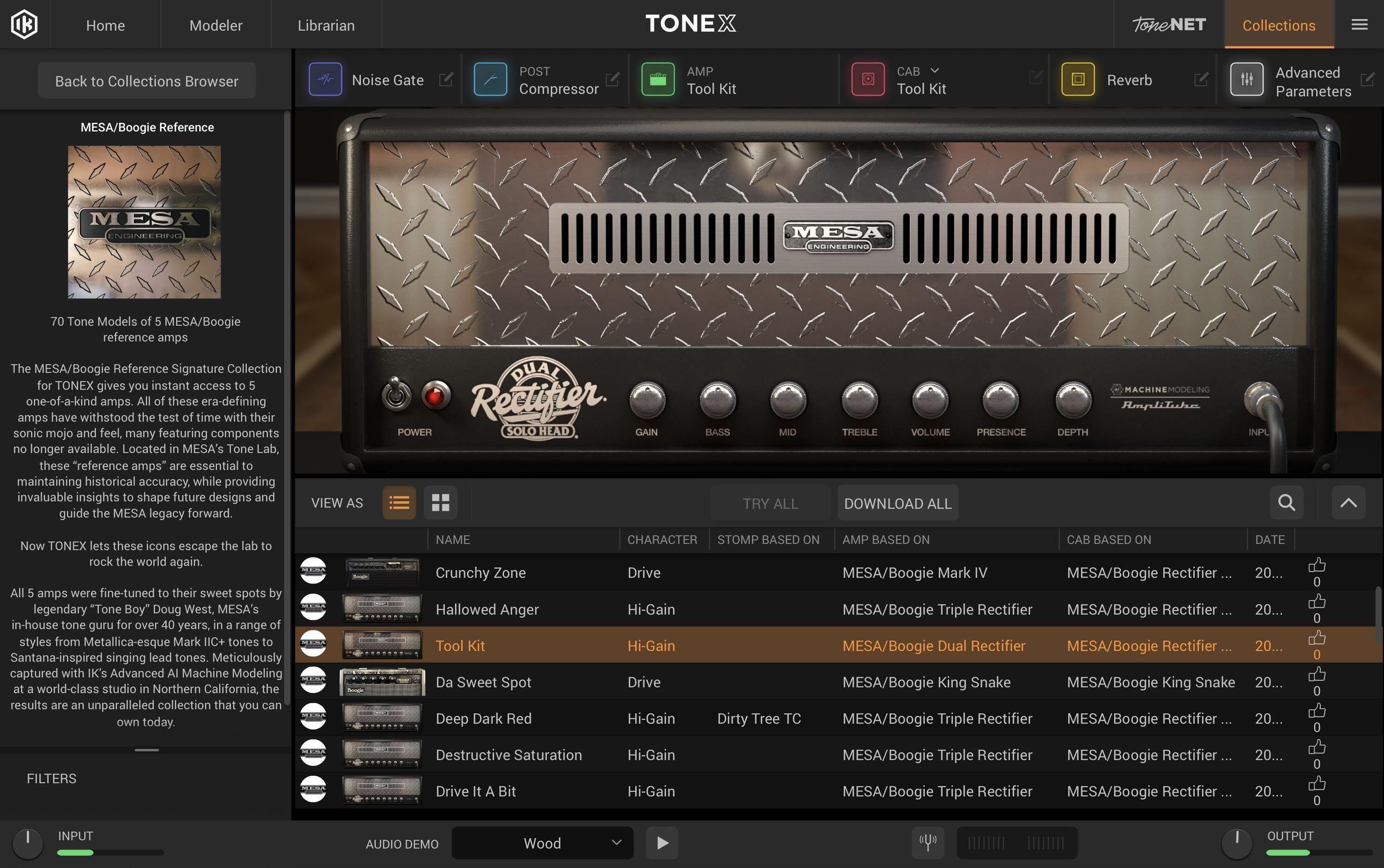 IK Multimedia TONEX Mesa/Boogie 参考签名套装