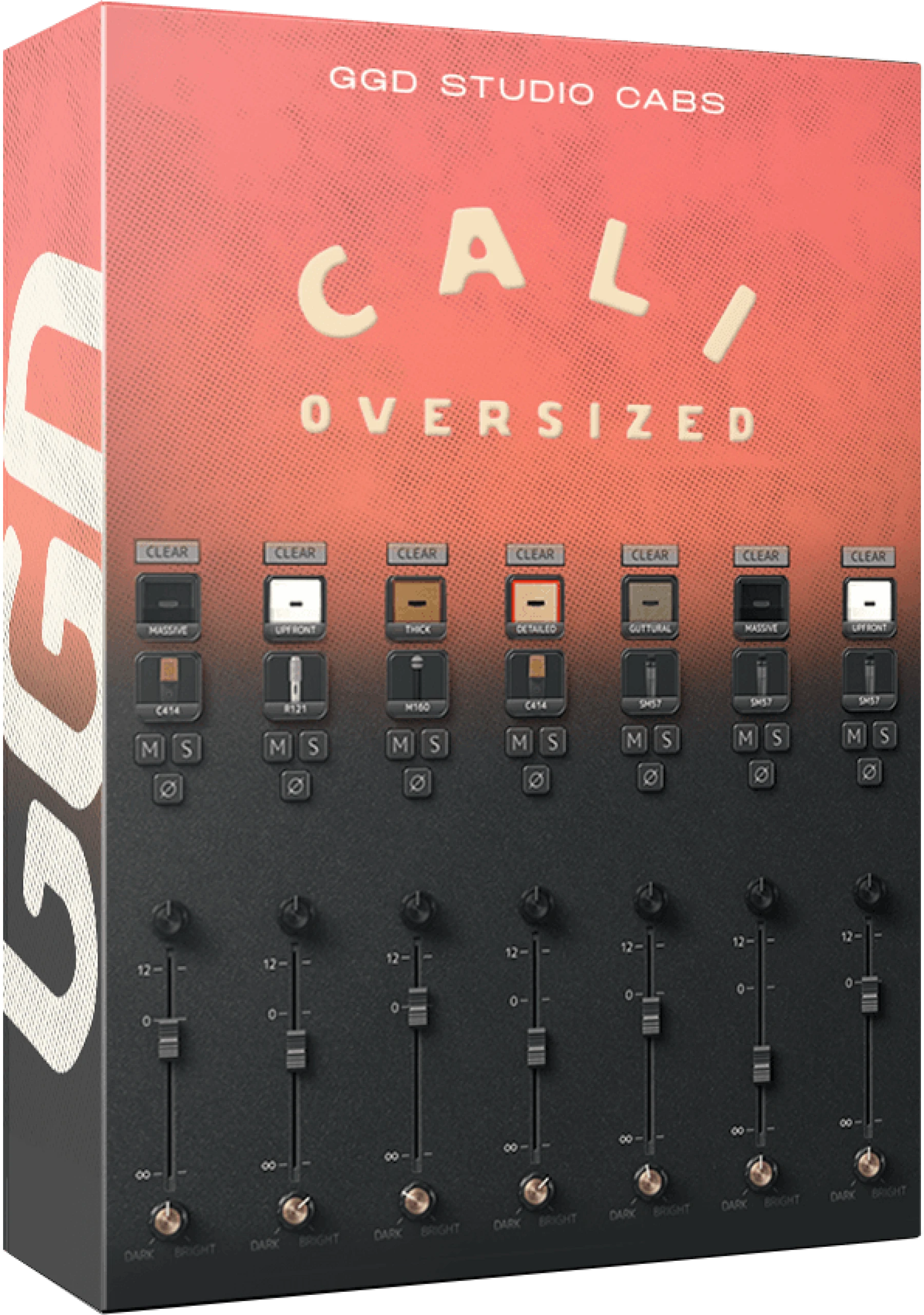 GetGood Drums Studio Cabs: Cali Oversized Edition 录音室箱体插件
