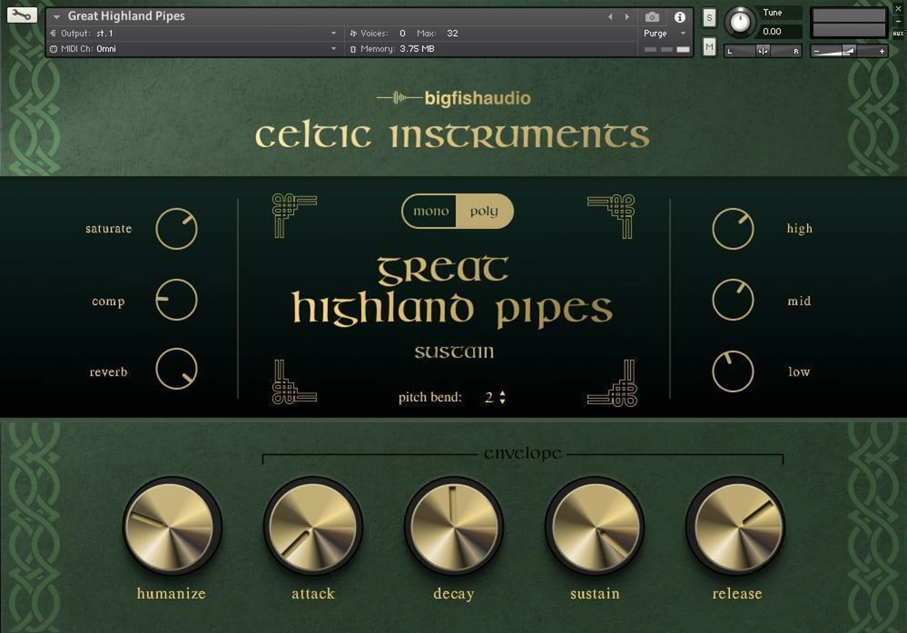 Big Fish Audio 凯尔特乐器插件