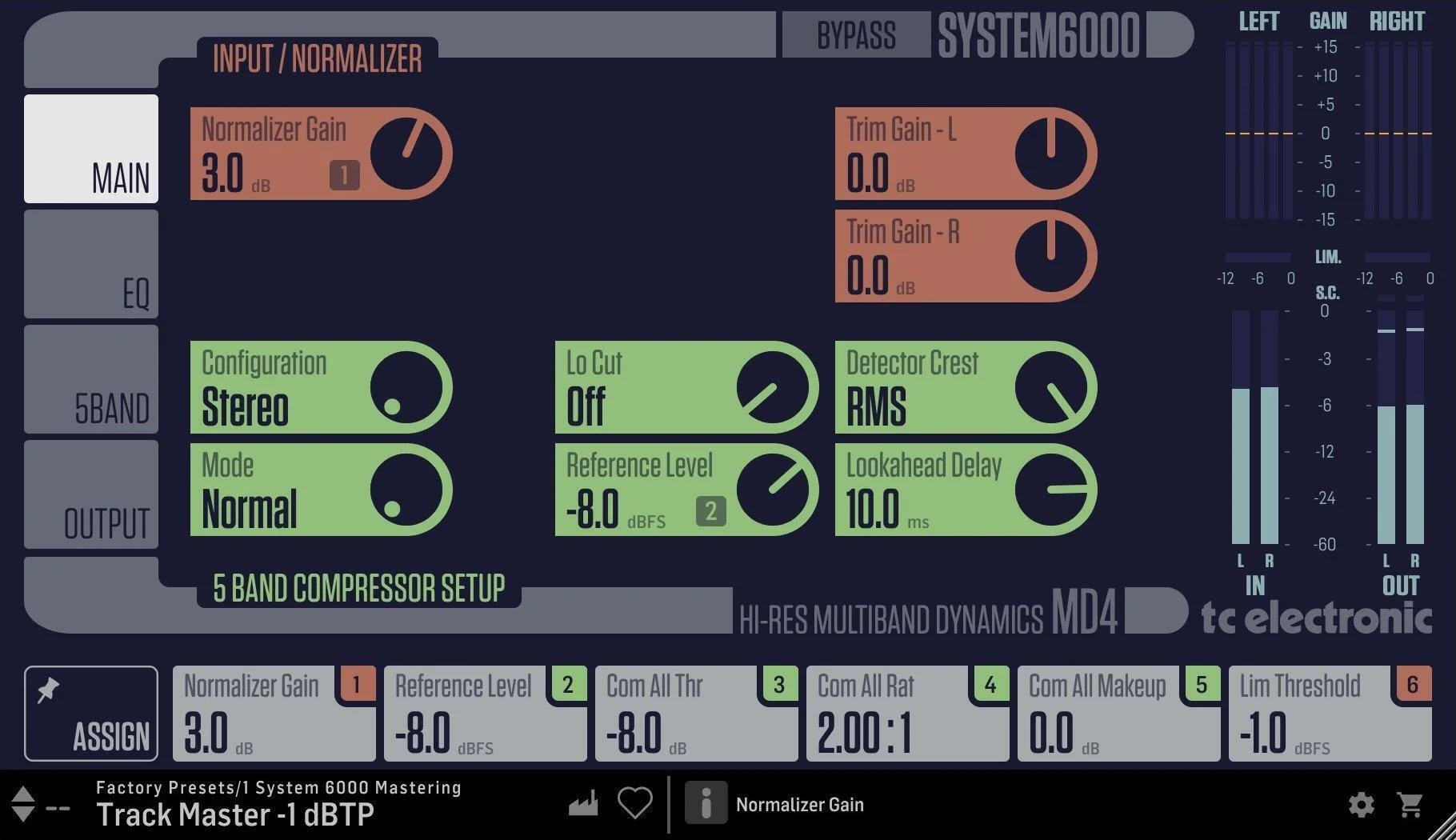 TC Electronic MD4 HD Native 动态处理插件