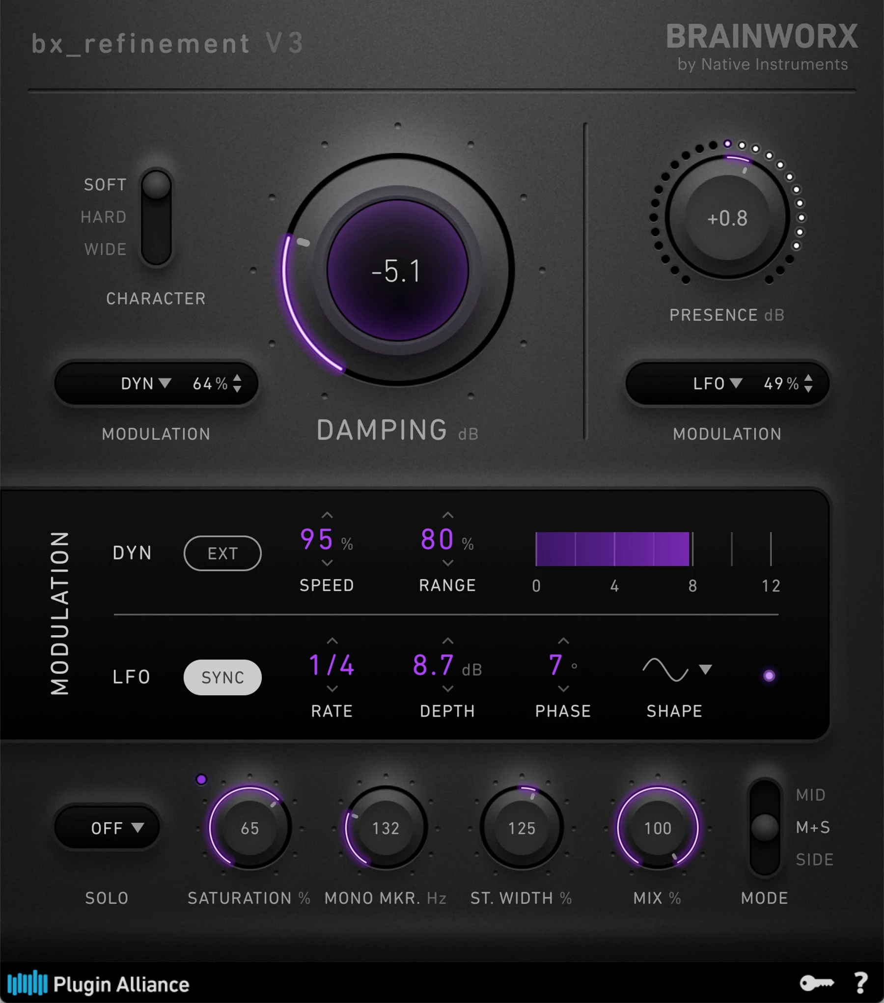 Brainworx bx_refinement V3 母带处理插件
