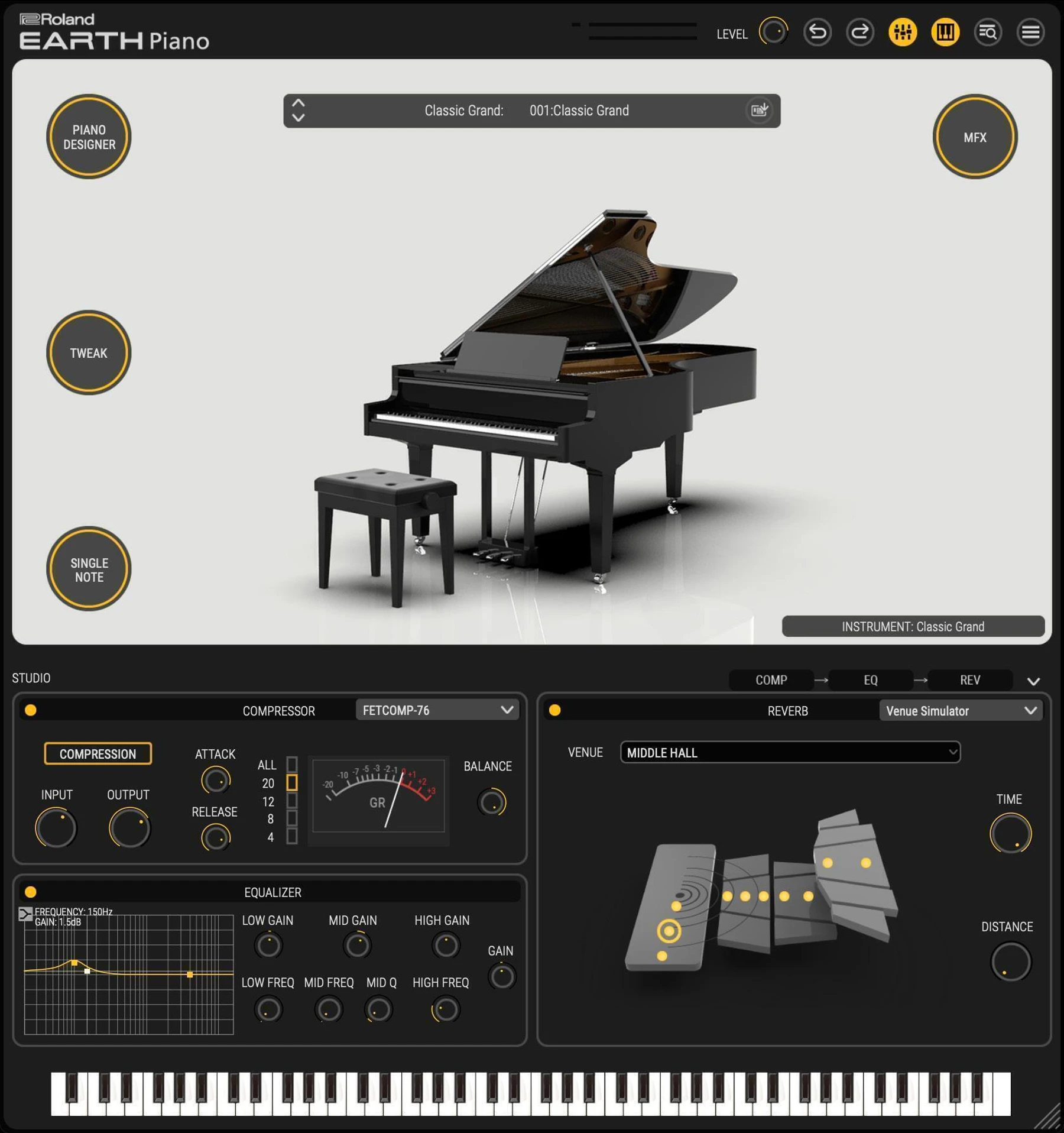 Roland Earth Piano 软件乐器