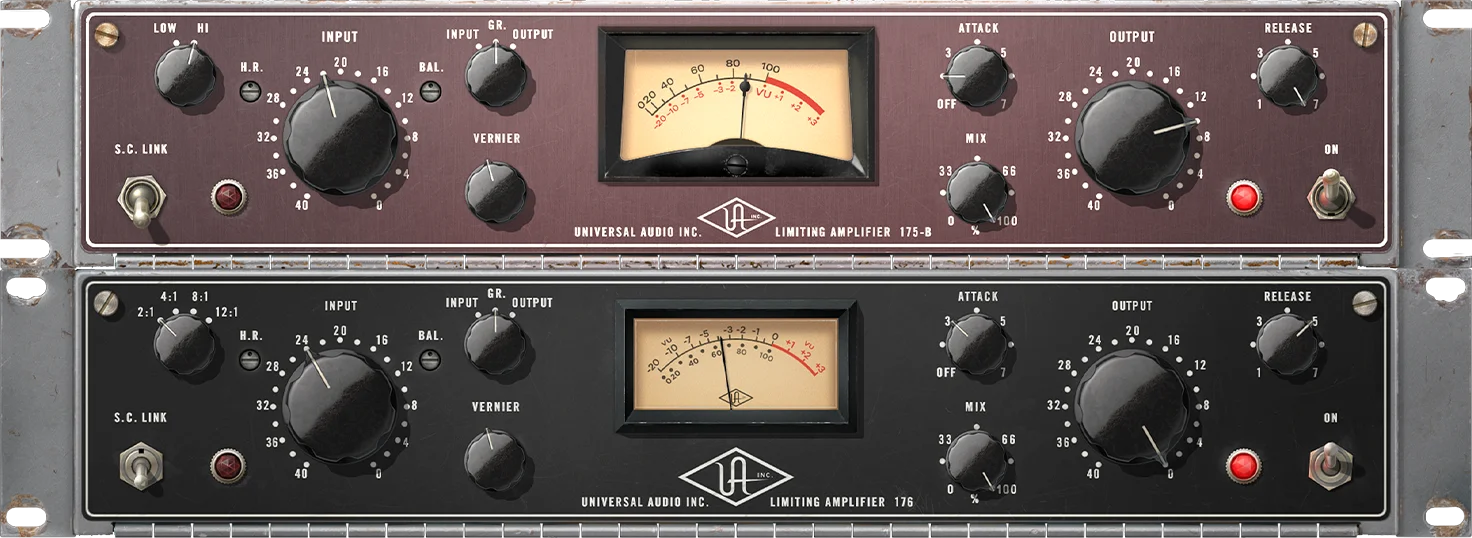 Universal Audio 175B 和 176 电子管压缩器 UAD 插件套装