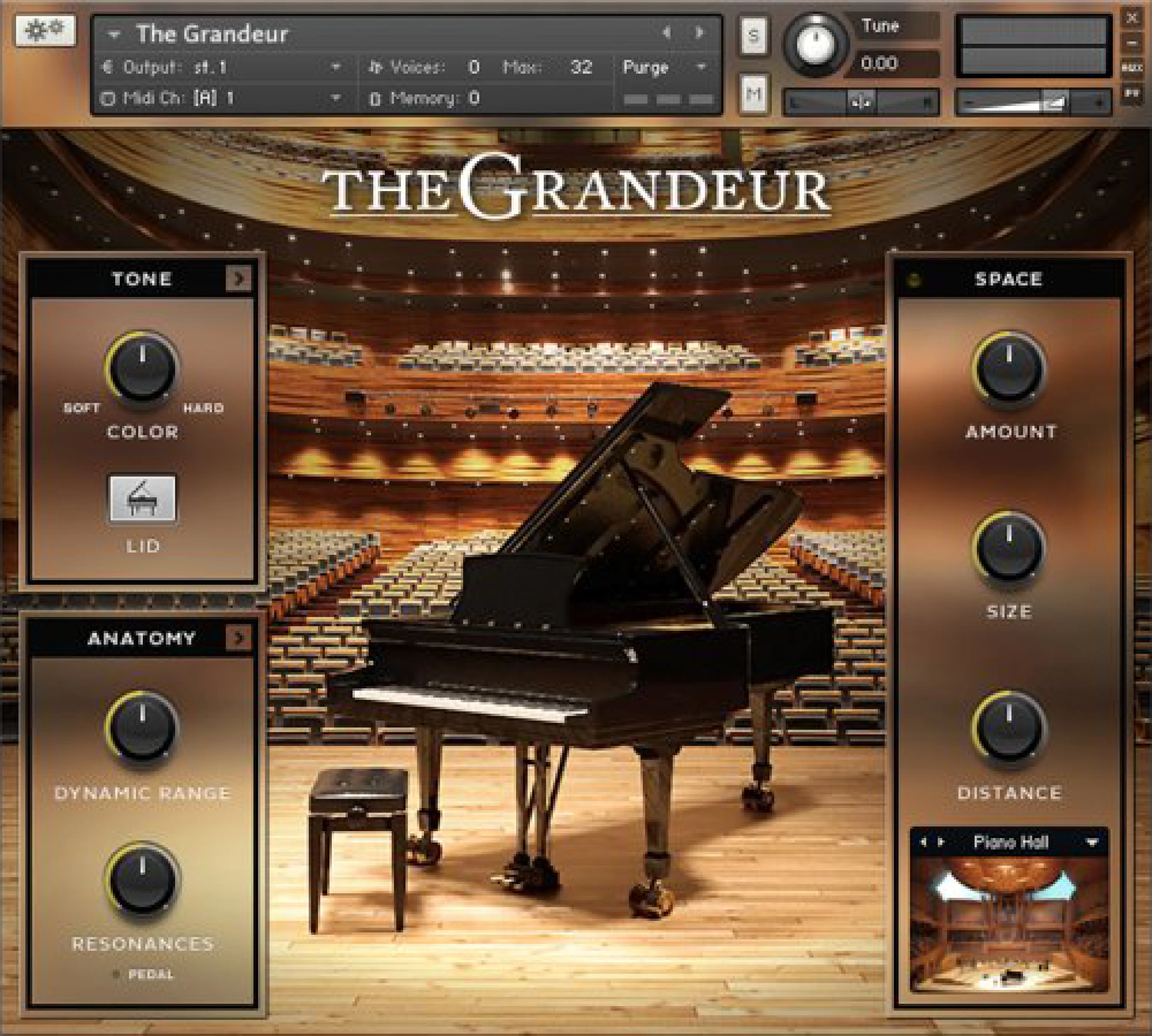 Native Instruments The Grandeur 三角钢琴软件音源
