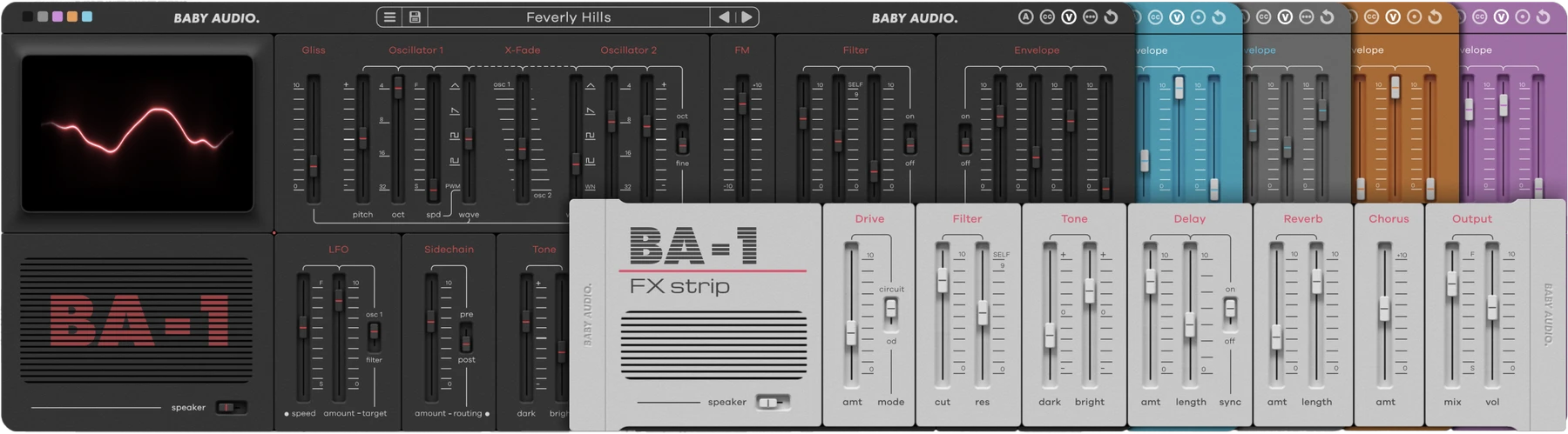 Baby Audio BA-1 虚拟模拟合成器插件